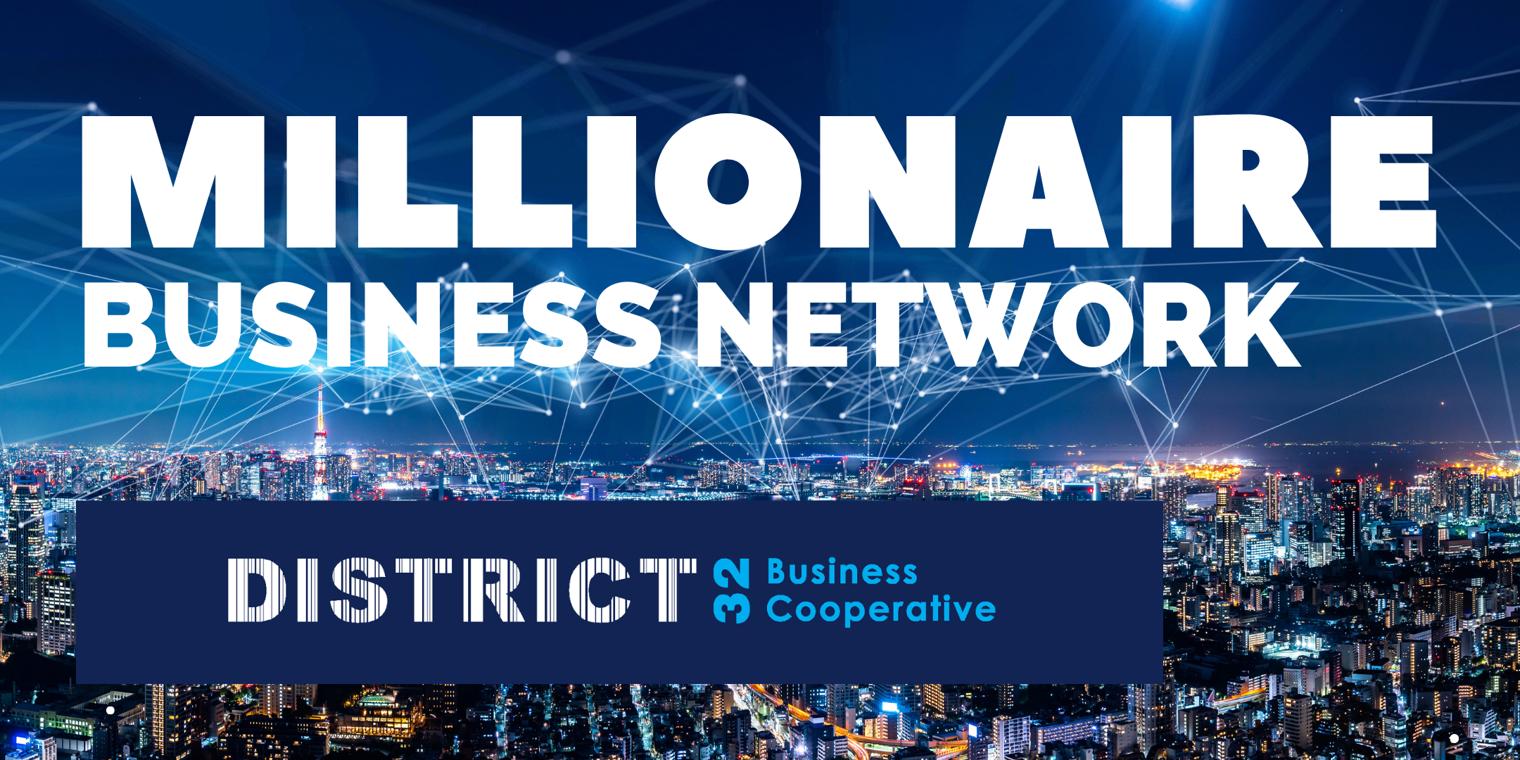 MILLIONAIRE BUSINESS NETWORK PREMIUM EVENT BANNER