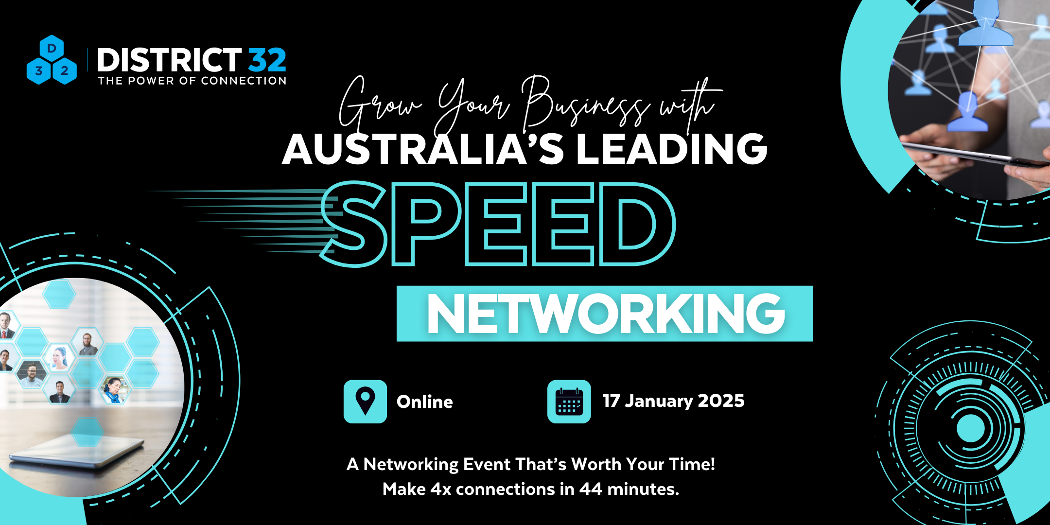 Australia-Wide Speed Networking Event – Online