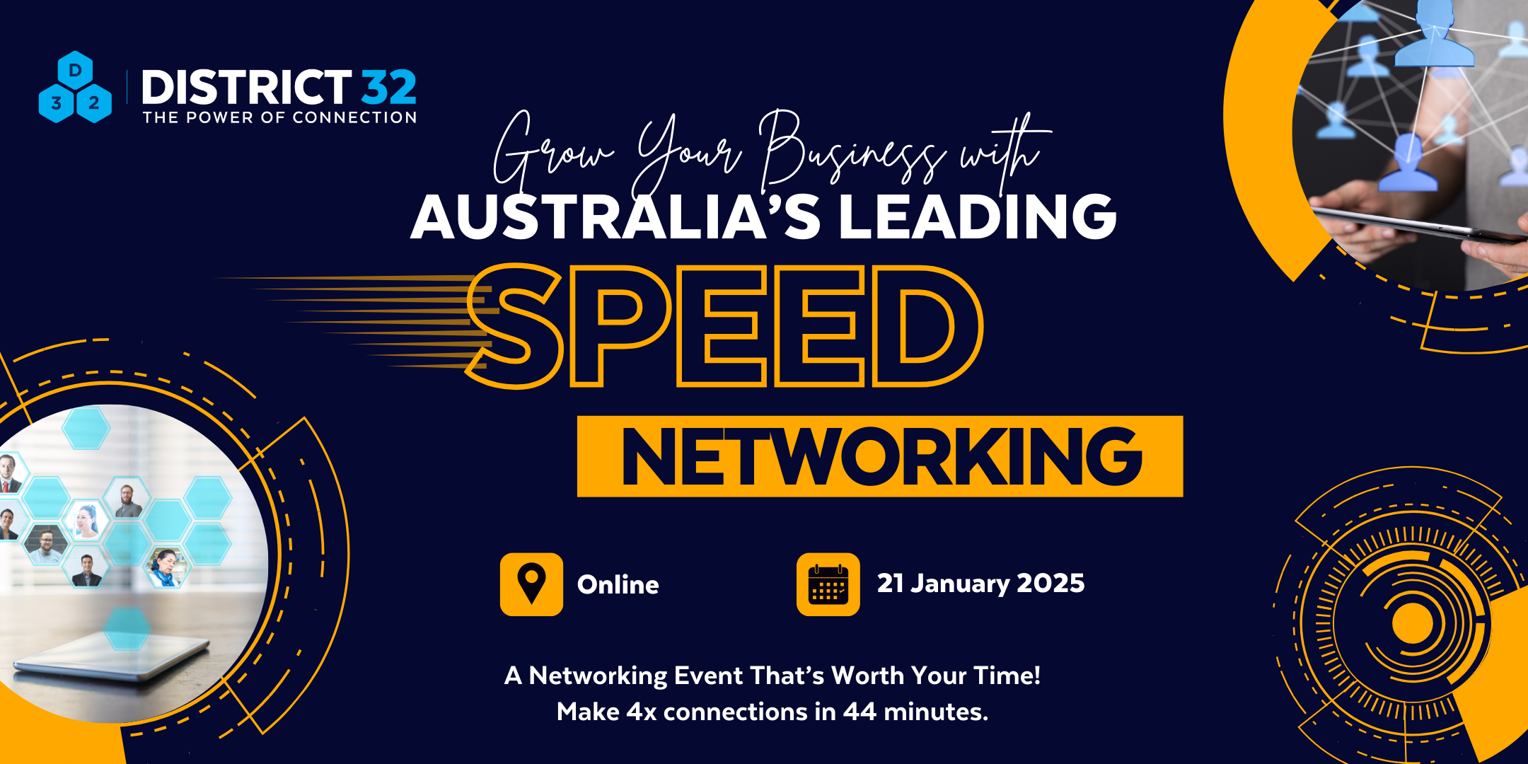 Australia-Wide Speed Networking Event – Online