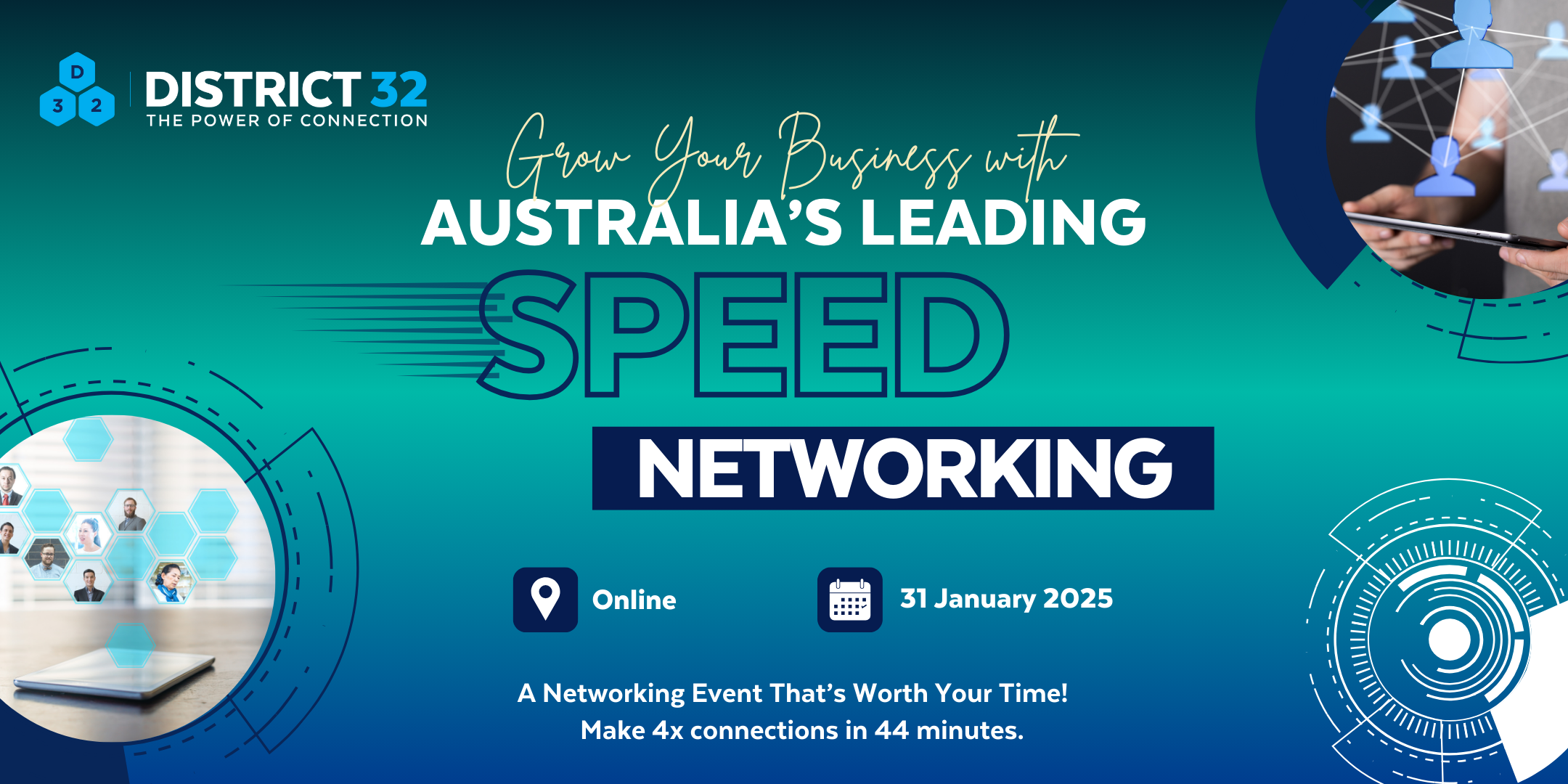 Australia-Wide Speed Networking Event – Online