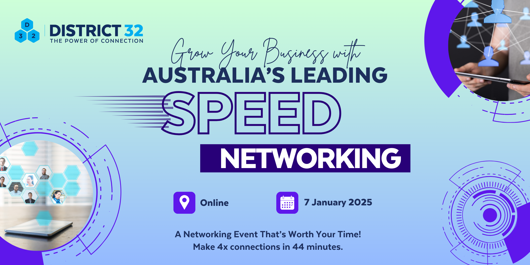 Australia-Wide Speed Networking Event – Online